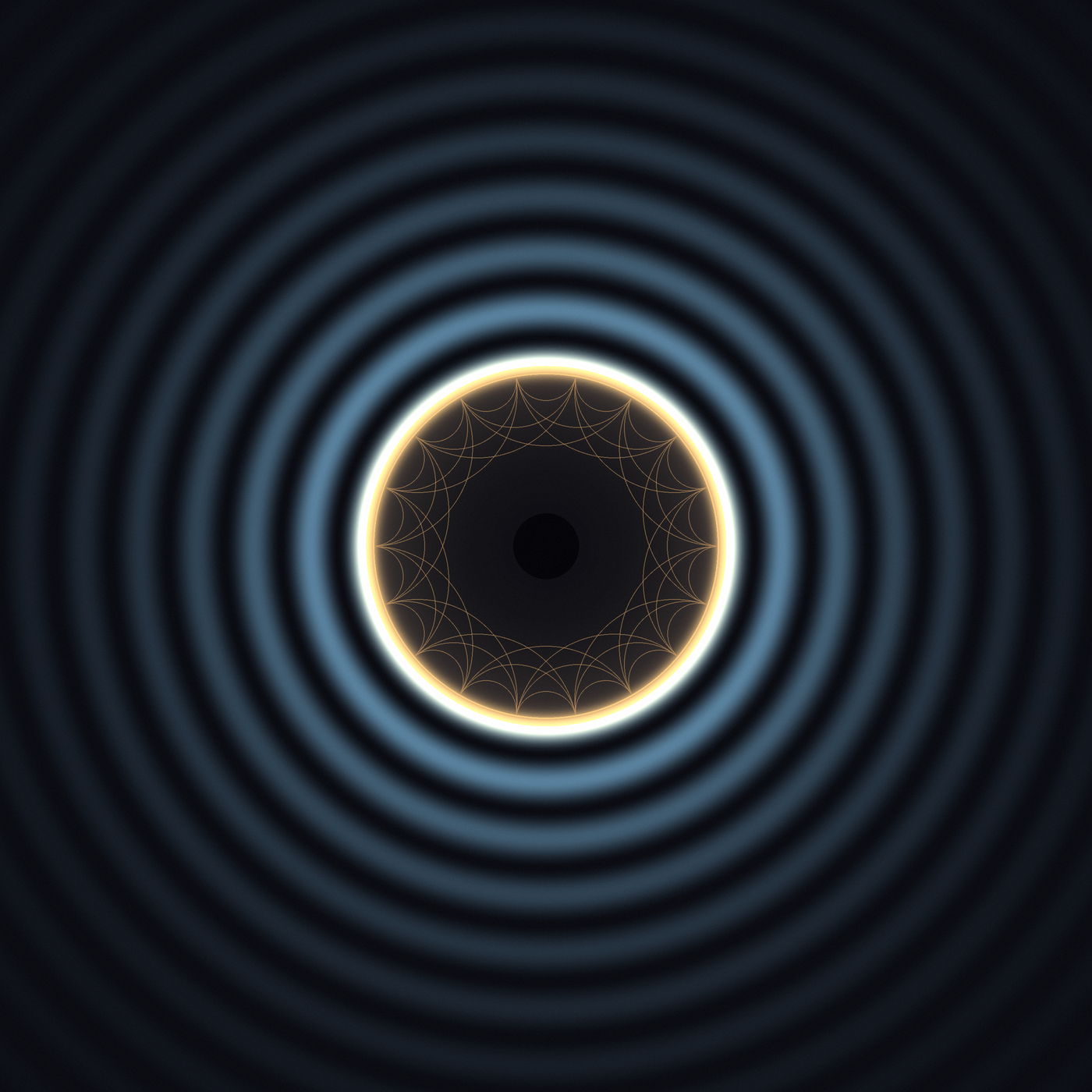 Can one hear the shape of a black hole singularity?